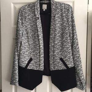 Halogen Black & White Blazer